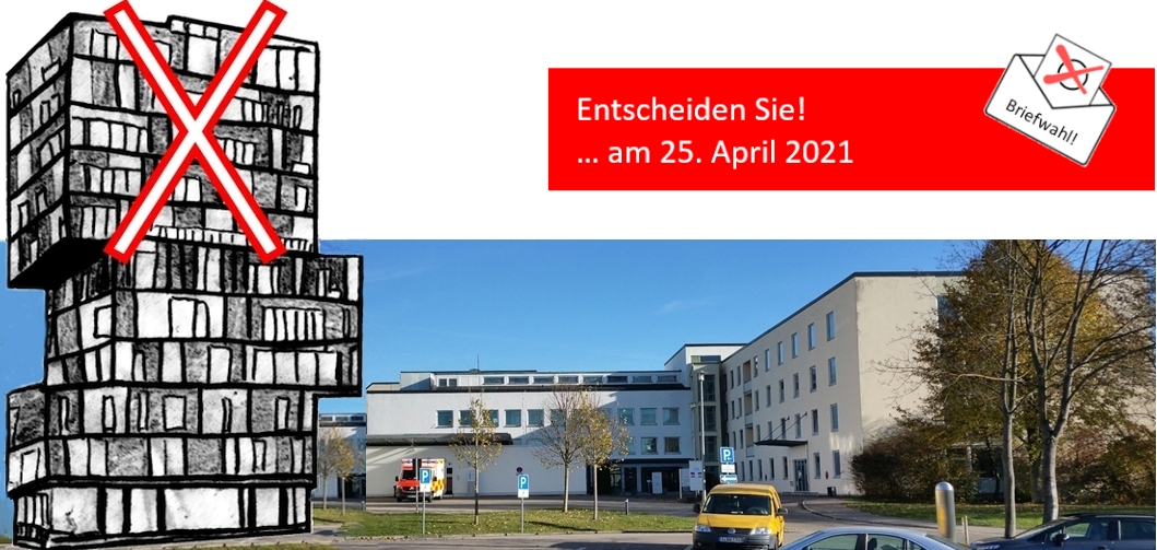 Bürgerbegehren: Für unser Krankenhaus – Gegen den Tower